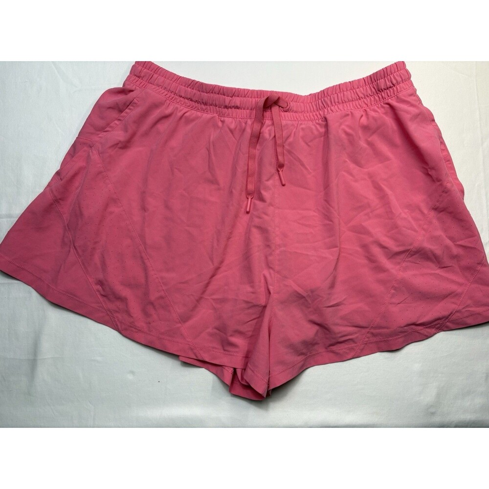 Avia Women's Pink Athletic Shorts Drawstring Elastic Waist Size M